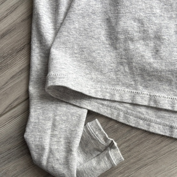 Skims Bodycon Gray Long Sleeve Women's Top - Picture 5 of 5